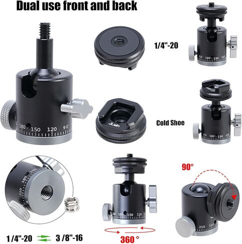 ترقيات ملحقات التصوير الفوتوغرافي المصنوعة من الألومنيوم على حامل ثلاثي القوائم للكاميرات والحوامل الأحادية للاستخدام في المنزل والسفر أثناء السفر المدمج in Kuwait