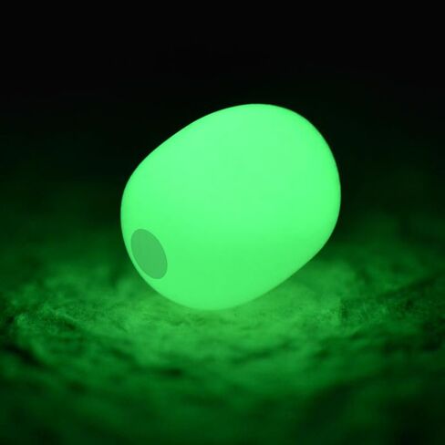100pcs Soft Silicone Luminous Glow Fishing Beads, Round Green Beads Fishing Lures Tackle Tools for Freshwater Saltwater in Saudi Arabia