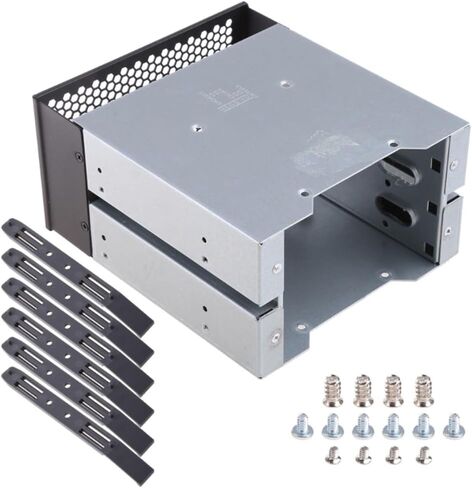 3.5 to 5.25 Three-Disc Hard Drive Cages 2 Chassis Drives in The Chassis Hard Drive Box Computer Storage Expansion in Saudi Arabia