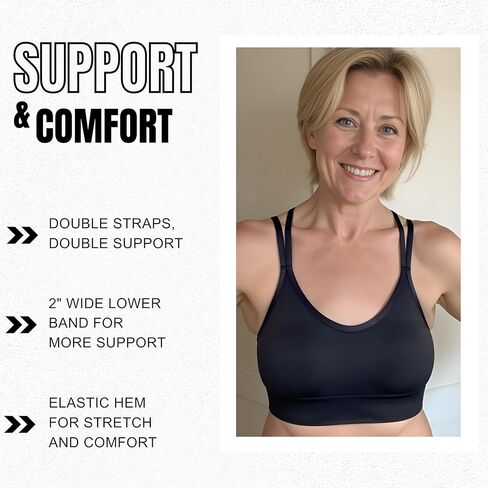 مخيط في حمالة صدر رياضية مبطن ، صدرية رياضية سترابي للنساء المثيرة crisscross لليوغا الجري الرياضي الرياضي لياقة البدنية in Kuwait