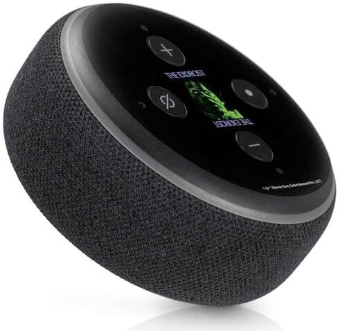 Skinit Decal Audio Skin Compatible with Amazon Echo Dot 3 - Officially Licensed Warner Bros The Exorcist The Exorcist Regan Design in Saudi Arabia