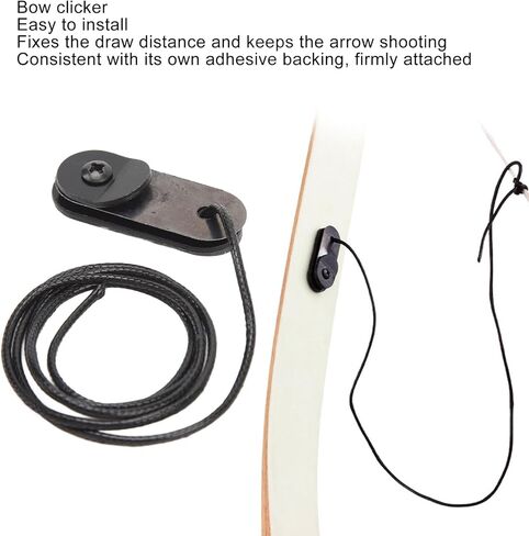 VGEBY Archery Clicker، Bow Clicker Draw تحقق من الاتساق مع تثبيت أطراف القوس in Kuwait