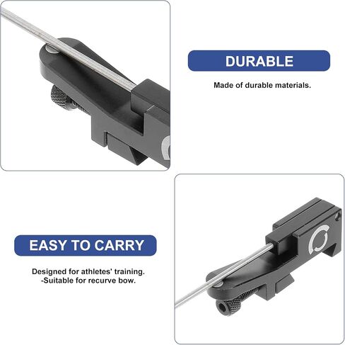 Kisangel Bow Arrow Clicker 1pc Outdoor Accessories Metal Ringing Stick Bow Clicker Recurve Bow Clicker Black Recurve Bow and Accessory Sight Magnetic Signal Sheet Aluminum Clicker Clicker in Saudi Arabia