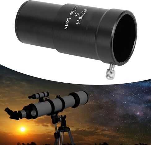 Barlow Lens, 1.25 Inch 5X Magnification Astronomy Barlow Lens with Multi Layer HD Coating, for Telescope Eyepiece Observation of Moon in Saudi Arabia