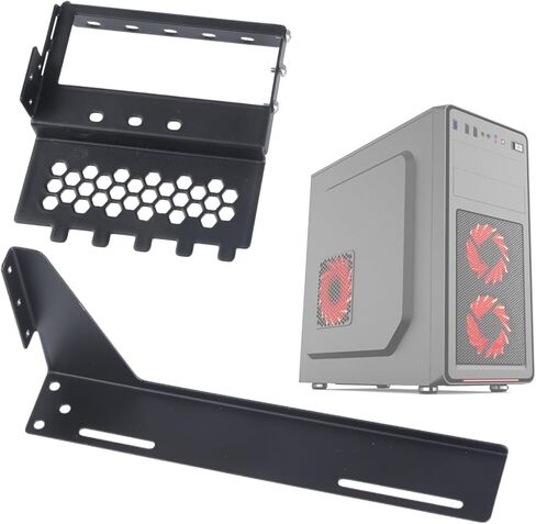 SXJ-B GPU قوس معدني عمودي لتحويل زاوية بطاقة الرسومات في حالة الكمبيوتر الشخصي جبل قوس حامل زاوية قابل للتعديل لحالة الكمبيوتر المكتبي in Kuwait