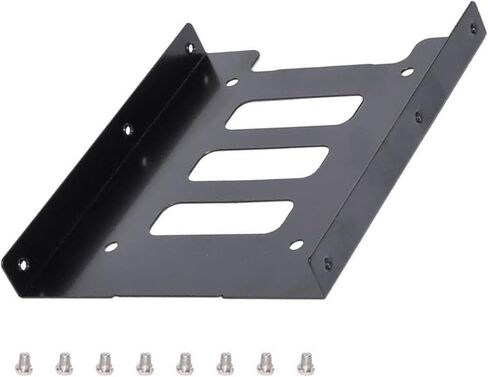 Desktop PC 2.5" to 3.5" Drive Converter Kit 2.5in to 3.5in SSD Mounting Adapter Bracket with 40cm Line SSD Mounting Bracket Kit Computer Case Accessory Adapter Drive Bay Holder in Kuwait