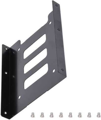 Desktop PC 2.5" to 3.5" Drive Converter Kit 2.5in to 3.5in SSD Mounting Adapter Bracket with 40cm Line SSD Mounting Bracket Kit Computer Case Accessory Adapter Drive Bay Holder in Kuwait