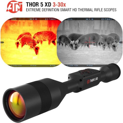 ATN Thor 5 XD Smart HD Thermal Scope w/ 1280x1024 Xtreme Definition Gen 5 Sensor, Video Rec, Ballistic Calculator, RAV in Saudi Arabia