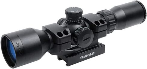 TRUGLO Tru-Brite 30 Series 3-9x42mm الرماية التكتيكية للصيد متين مقاوم للماء ومضاد للضباب ومقاوم للصدمات 30 مم أنبوب ألومنيوم مزدوج اللون منظار شبكاني مضيء مع حامل متضمن in Kuwait