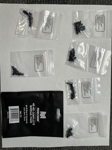 Monstrum #8-40 Gunsmithing Screw Pack | 6mm, 8mm, and 10mm Length in Standard and Flat Head with Torx T10 Head in Saudi Arabia