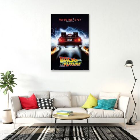 ملصق توقف عبر الإنترنت إلى المستقبل - ملصق فيلم (DeLorean - الوجهة 05 نوفمبر 1955) (الحجم 24 "× 36") in Saudi Arabia