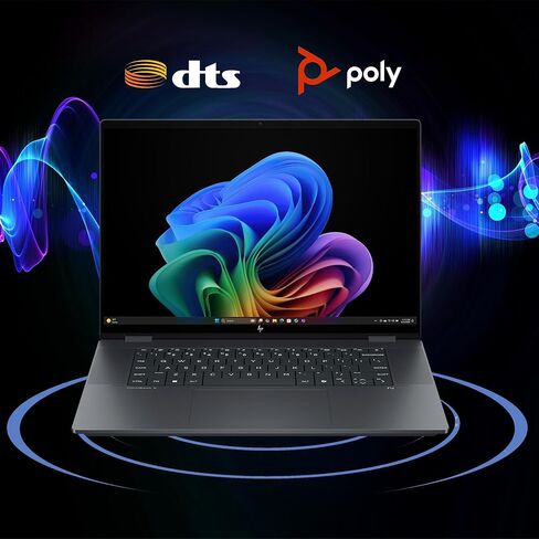 HP OmniBook X Flip 2-in-1 Laptop 16" WUXGA IPS Touch (400nits) Intel 8-core Ultra 7 256V (Up to 47 Tops) 16GB RAM 1TB SSD for Creator Designer Professional Business Win11 ICP Hub w/Copilot+ AI in Saudi Arabia