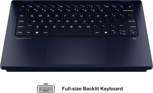 HP OmniBook X Flip 2-in-1 Laptop 14" WUXGA IPS Touch (400nits) Intel 8-core Ultra 7 256V (Up to 47 Tops) 16GB RAM 1TB SSD for Creator Designer Business Professional Win11Pro ICP Hub/Copilot+ AI PC in Saudi Arabia