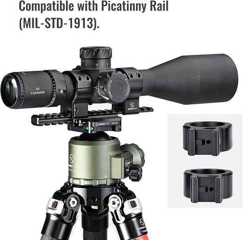 34mm Scope Rings Mount, Center Height 32mm/1.3" for Picatinny Rail, 2543 in Saudi Arabia