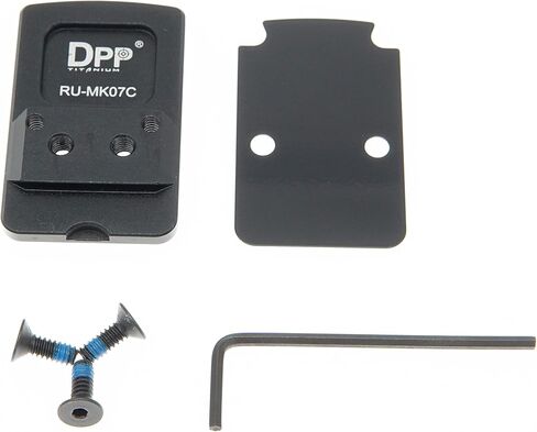 حامل متوافق مع الرؤية الخلفية من التيتانيوم DPP لـ Ruger P85/95/97، MK Series Trijicon RMR/SRO & Holosun 407C/507C/508T in Kuwait