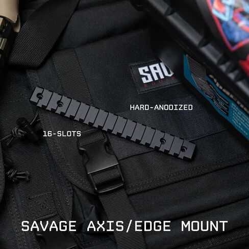 Monstrum Picatinny Rail for Savage Axis | Single Picatinny Rail Section | Includes Both #6 and #8 Screws for Compatibility Across All Generation Savage Axis Models in Saudi Arabia