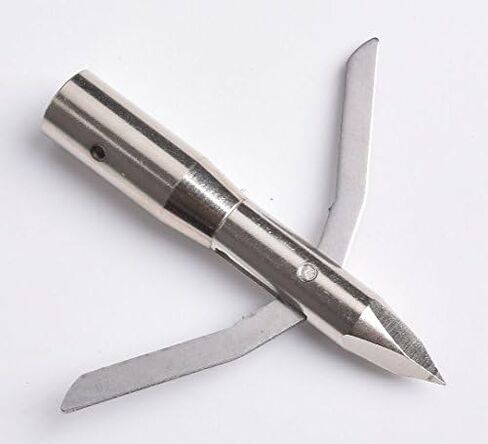 GPP 6PK Bowfishing Arrow Point Broadheads رأس ثابت in Saudi Arabia