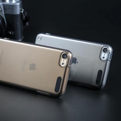 متوافق مع حافظة iPod Touch 7/6/5 من السيليكون وغطاء واقٍ مقاوم للصدمات لجهاز Apple iPod Touch 7/6/5th Generation (شفاف) in Saudi Arabia
