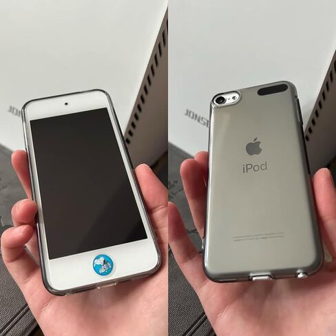 متوافق مع حافظة iPod Touch 7/6/5 من السيليكون وغطاء واقٍ مقاوم للصدمات لجهاز Apple iPod Touch 7/6/5th Generation (شفاف) in Saudi Arabia