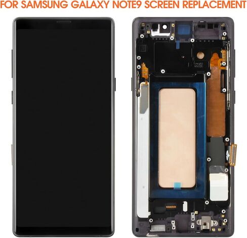 INCELL لهاتف Samsung Galaxy Note 9 استبدال الشاشة لشاشة Samsung Note 9 LCD SM-N9600 SM-N960F SM-N960U مجموعة بديلة للشاشة تعمل باللمس باللون الأسود مع إطار (ليست بصمة الإصبع) in Saudi Arabia