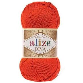 غزل الحياكة اليدوية 100% من الألياف الدقيقة غزل الأكريليك Alize Diva Silk Effect Thread الكروشيه فن الدانتيل الحرفية مجموعة من 4 شلات 400 جرام 1532 ياردة (132) in Kuwait