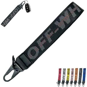Stylish Fabric Car Keychain Lanyard - Key Ring for Cars, Keys, Wallets Jeans Decoration, Trendy Car Accessory in Kuwait