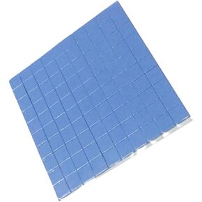 100PCS Silicone Thermal Pads CPU Heatsink Mat for Computer Cooling SSD Thermal Conductive Flexible Cuttable Insulation Pads for Laptop GPU Ic Chipset in Saudi Arabia