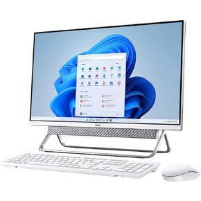 Dell 2024 Inspiron 27 7000 كمبيوتر مكتبي الكل في واحد 27 بوصة FHD IPS Touch 4-Core Intel Core i7-1165G7 NVIDIA GeForce MX330 32GB DDR4 512GB NVMe SSD+1TB HDD RJ45 HDMIv1.4 لوحة مفاتيح وماوس كاميرا ويب Windows 11 Home in Kuwait