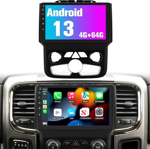 راديو لذاكرة الوصول العشوائي 1500 2500 3500: 256 جيجا ستيريو سيارة مع بلوتوث AM FM Carplay Auto لشاحنة دودج، شاشة لمس ما بعد البيع 9 بوصات استبدال وحدة رأس نظام أندرويد مع كاميرا احتياطية FMAM GPS لأجهزة Apple in Kuwait