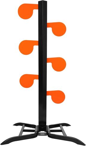 Highwild AR500 Dueling Tree Target Kit - Six Steel Paddles 6" x 3/8" Reactive Shooting Targets with Stand for Outdoor Sports Shooting Competition/Replacement AR500 Steel Paddle in Saudi Arabia