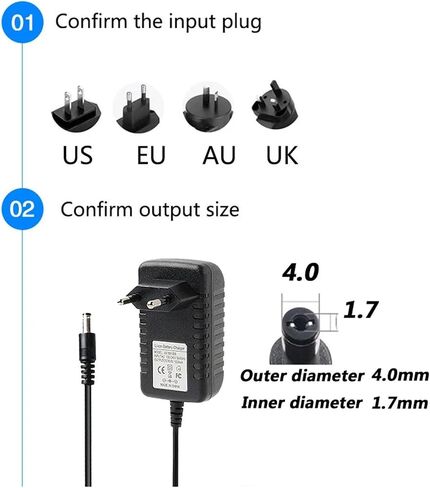 محول طاقة AC100-240V AC إلى DC 20V 3A DC4.0 * 1.7 مم (قابس المملكة المتحدة) in Saudi Arabia