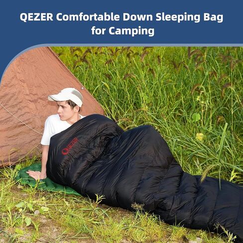 Down Sleeping Bag for Adults 620 Fill Power 0 Degree Sleeping Bag Cold Weather Ultralight with Pouch for Backpacking, Camping, Hiking in Kuwait