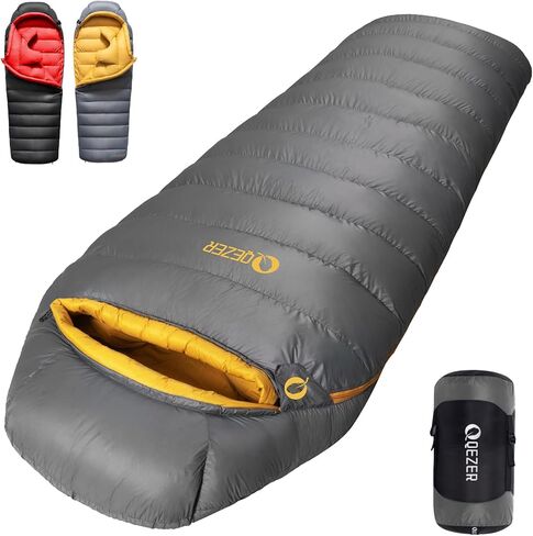 Down Sleeping Bag for Adults 620 Fill Power 0 Degree Sleeping Bag Cold Weather Ultralight with Pouch for Backpacking, Camping, Hiking in Kuwait