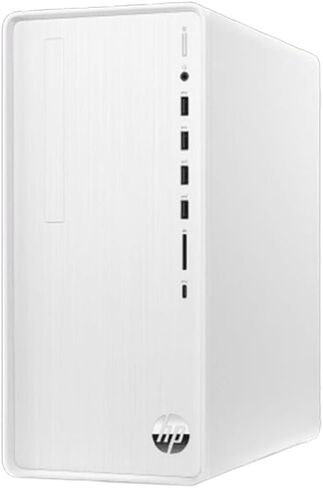 كمبيوتر مكتبي HP Pavilion TP01، Intel Core i5-14400، ذاكرة الوصول العشوائي 8 جيجا، 512 جيجا SSD، Intel UHD Graphics، Windows 11 Home - أبيض (متجدد) in Saudi Arabia