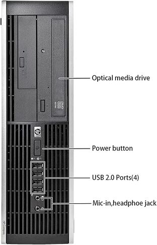 كمبيوتر مكتبي HP Elite، 3.1 جيجا هرتز، Intel Core i7، ذاكرة وصول عشوائي 8 جيجا، 2 تيرابايت، محرك أقراص ثابتة، شاشة LED جديدة مقاس 22 بوصة MTG، مكبر صوت RGB وماوس لوحة مفاتيح، WiFi، Windows 11 Pro (متجدد) in Kuwait