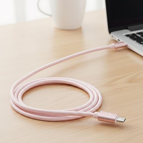 كابل USB-C طويل جدًا إلى USB-A لمزامنة الشحن من النوع C سلك شاحن الهاتف متوافق عالميًا مع الأجهزة in Saudi Arabia