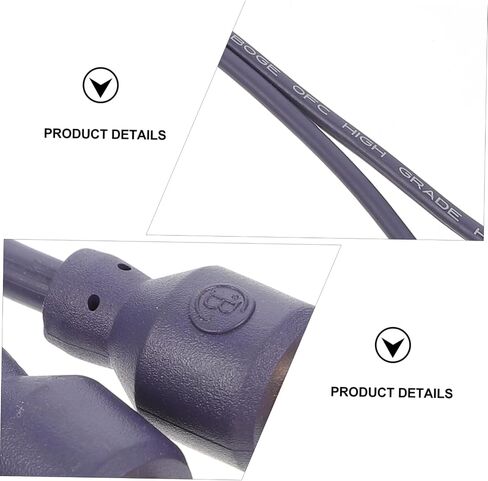 NUOBESTY Y Adapter Cable for Car Audio Pure Copper Male to Dual Female Splitter for Sound Equipment 1 Male to 2 Female Connection for Amplifiers in Saudi Arabia