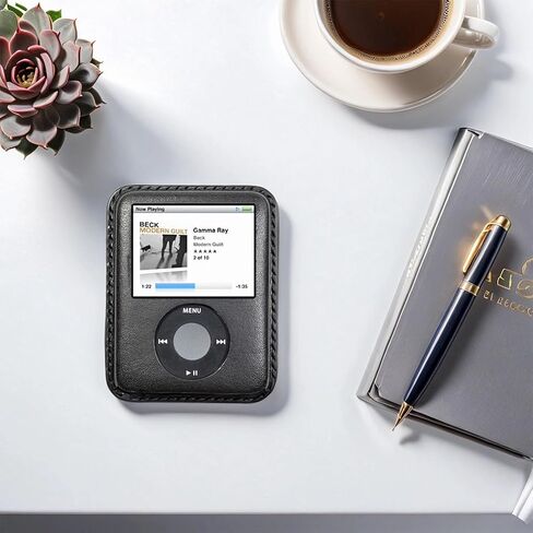 for iPod Nano 3 case, Leather Handmade Nano 3rd Generation Leather case (挂钩/蓝色) in Saudi Arabia