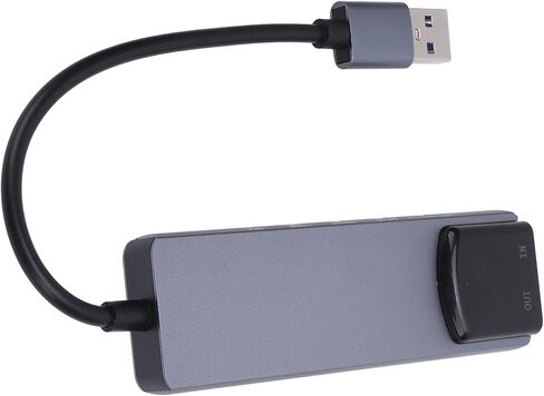 Gugxiom 5.1 7.1 Channel USB Surround Sound Card، بطاقة صوت خارجية، مع مخرج إدخال بصري، لأجهزة الكمبيوتر المحمول in Saudi Arabia