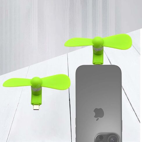 USB Type C Mini Mobile Phone Fan for iPhone 16/16 Pro/16 Pro max/16 Plus, iPhone 15/15 Pro/15 Pro Max/15 Plus 【Not for iphone 14 13 12 11 X】 and More Cool Fan in Saudi Arabia