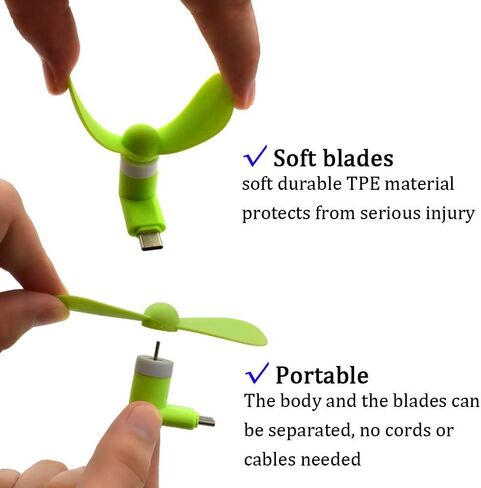 USB Type C Mini Mobile Phone Fan for iPhone 16/16 Pro/16 Pro max/16 Plus, iPhone 15/15 Pro/15 Pro Max/15 Plus 【Not for iphone 14 13 12 11 X】 and More Cool Fan in Saudi Arabia