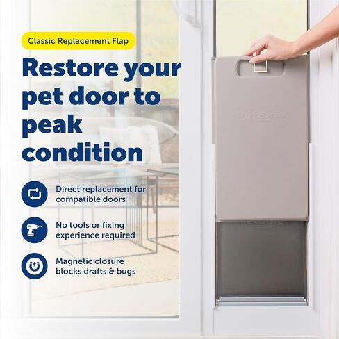 PetSafe Classic Replacement Flap - Large - Compatible with Discontinued PetSafe Doors, Frosted in Kuwait