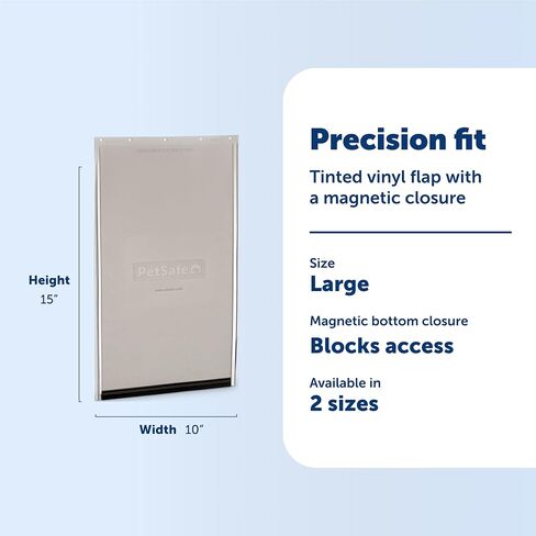 PetSafe Classic Replacement Flap - Large - Compatible with Discontinued PetSafe Doors, Frosted in Kuwait