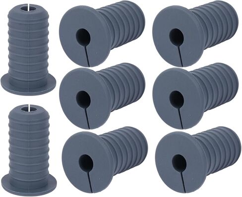 8pcs 3/4 Inch Cable Grommets for Starlink, Anti-Slip Cable Routing Kit Split Wall Hole Pass Through Bushing Grommet for Ethernet/TV Wires Waterproof Cord Protection (19mm Dia, Gray) in Saudi Arabia