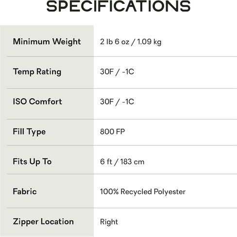 حقيبة نوم صناعية من NEMO Forte Endless Promise in Kuwait