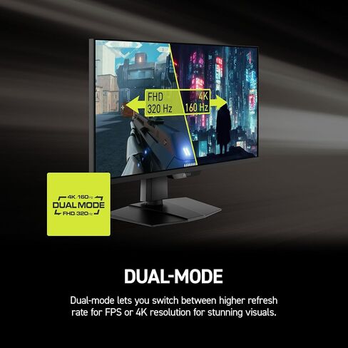MSI MAG 274UPDF E16M 27-inch 3840 x 2160 (UHD) Gaming Monitor, 160Hz, AMD Adaptive-Sync, HDR Ready, HDMI, VGA Port, VESA Mountable, Tilt, 4-Side Slim Bezel, 0.5ms, Black in Saudi Arabia