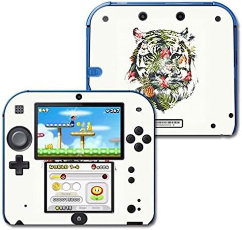 MightySkins Skin Compatible with Nintendo 2DS - Jungle Tiger | Protective, Durable, and Unique Vinyl Decal wrap Cover | Easy to Apply, Remove, and Change Styles | Made in The USA in Saudi Arabia