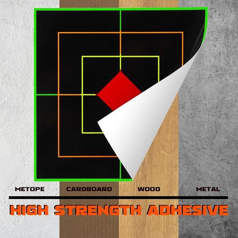 ملصقات لاصقة للرؤية على الهدف من Highwild - تأثير دفقة من ألوان متعددة (4 بوصات - 200 عبوة) in Saudi Arabia