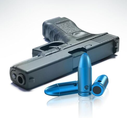 WAKAZO Training Snap Caps Dummy Rounds, Durable CNC-Machined Aluminum Alloy Safe for Handling Drills & Dry Fire Practice, Ideal for Shooting Skill Training. in Saudi Arabia