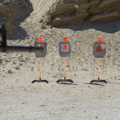 2x4 Shooting Target Stand for Outdoors, Carbon Steel Target Stand Kit in Kuwait